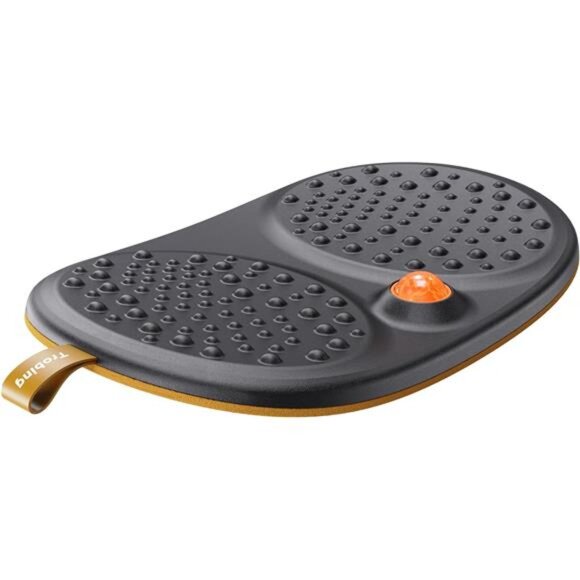 Trobing Standing Desk Mat Balance Board with Rollerball, Wooden Wobble - Picture 6 of 7